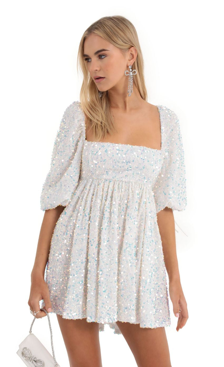 Lucy in the Sky Velvet Baby Doll Dress