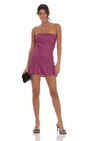 Lucy in the Sky Satin Strapless Slip Dress 1