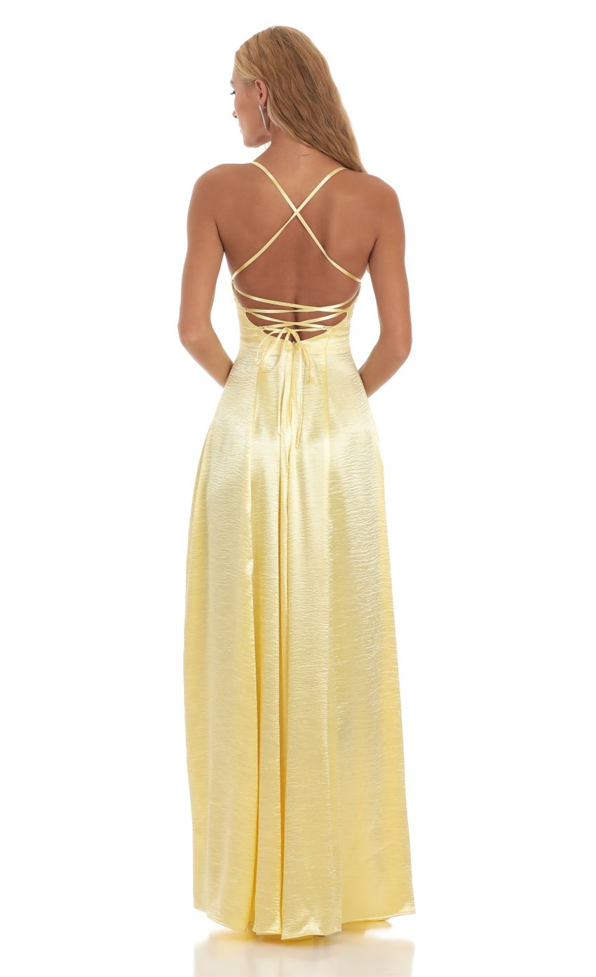 Lucy in the Sky Velvet Double Slit Maxi Dress
