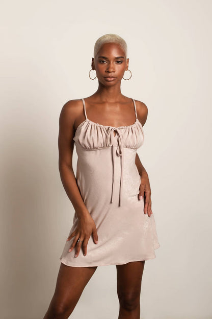 Tobi In My Element Ruched Bust Skater Mini Dress x2