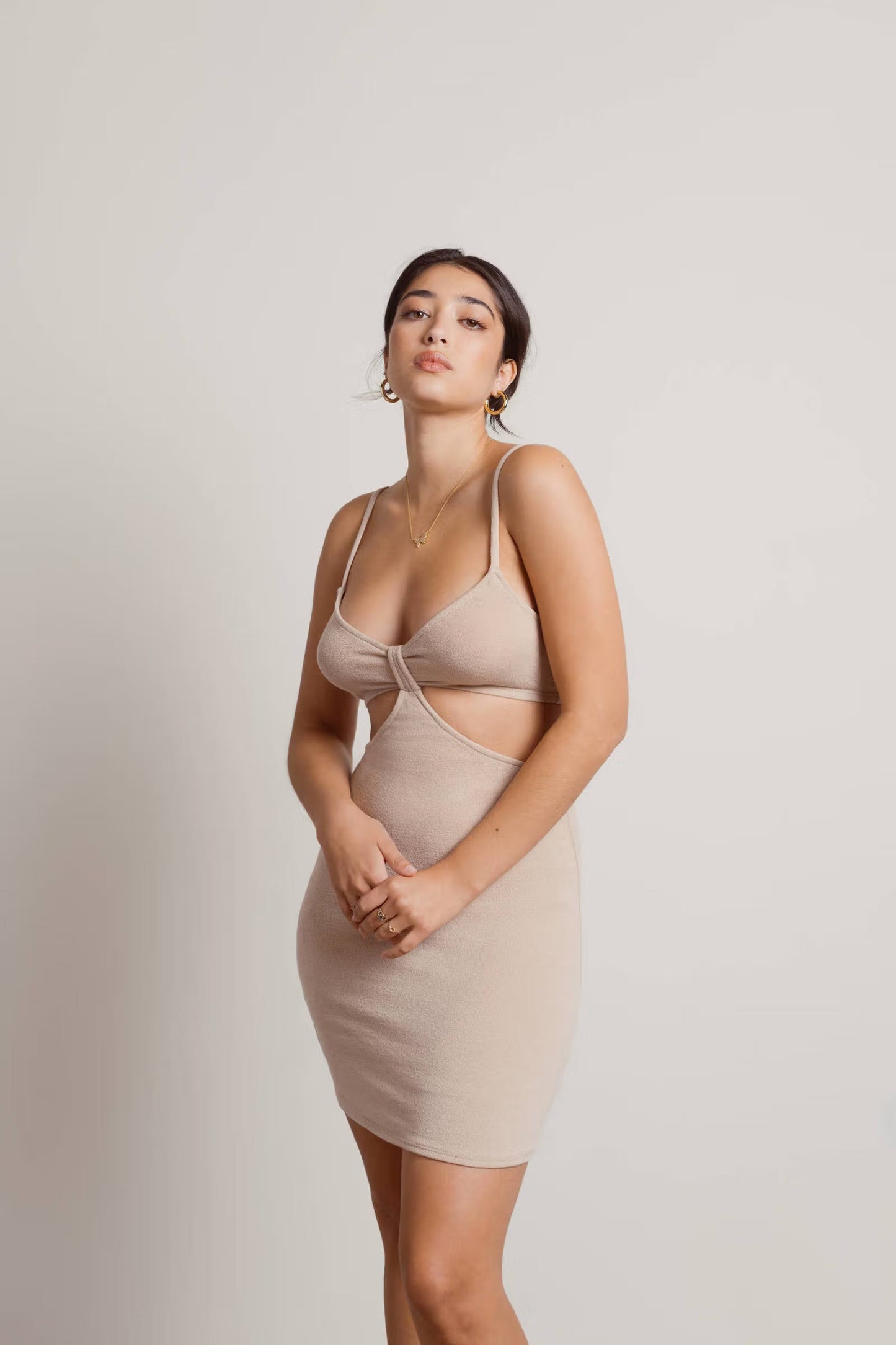 Tobi Jayde Cutout Bodycon Mini Dress x2
