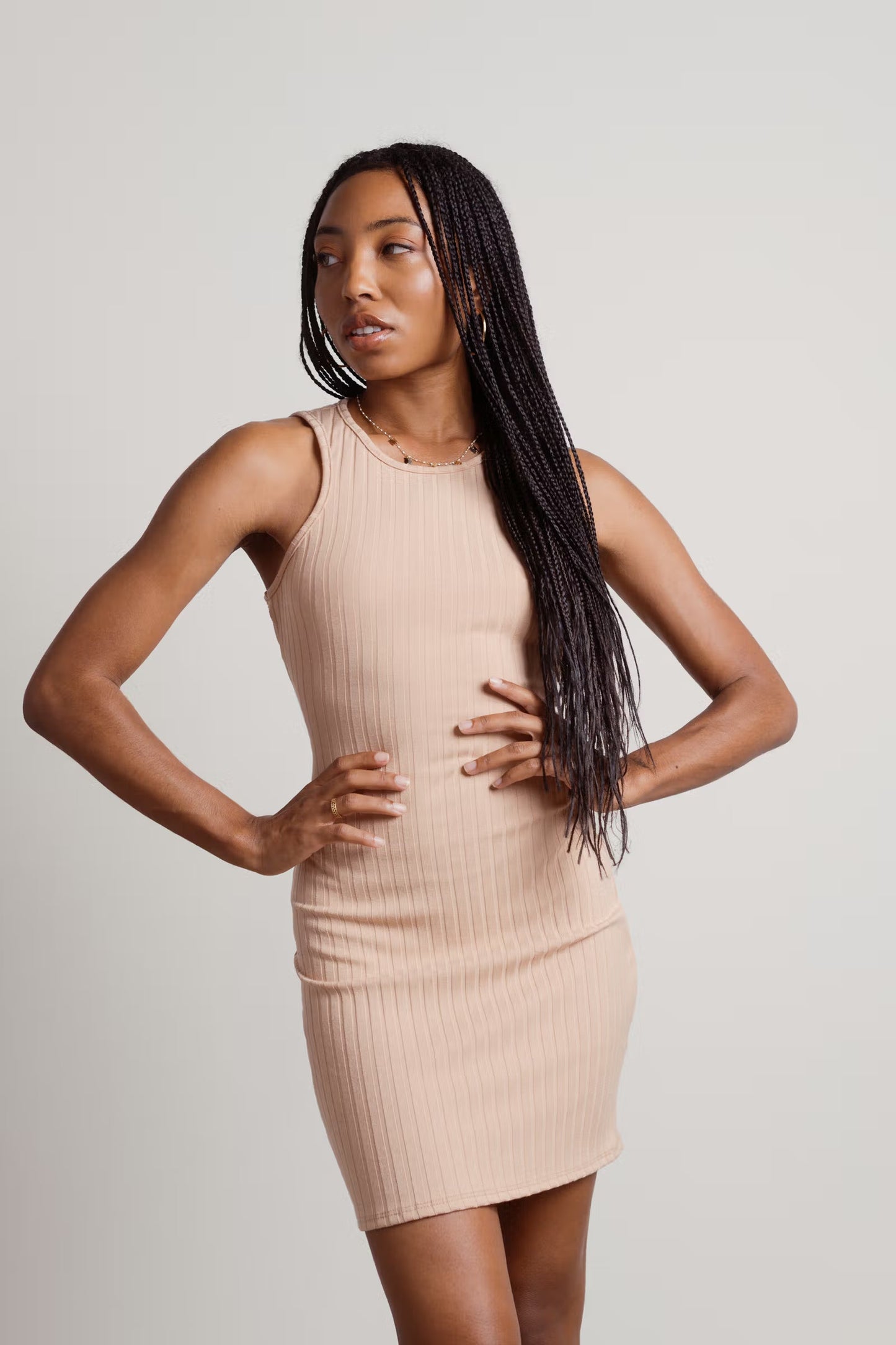 Tobi Sylvie Open Back Bodycon Mini Dress x2