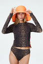 Watskin Sunwear Belle Bikini Bottom in Leopard