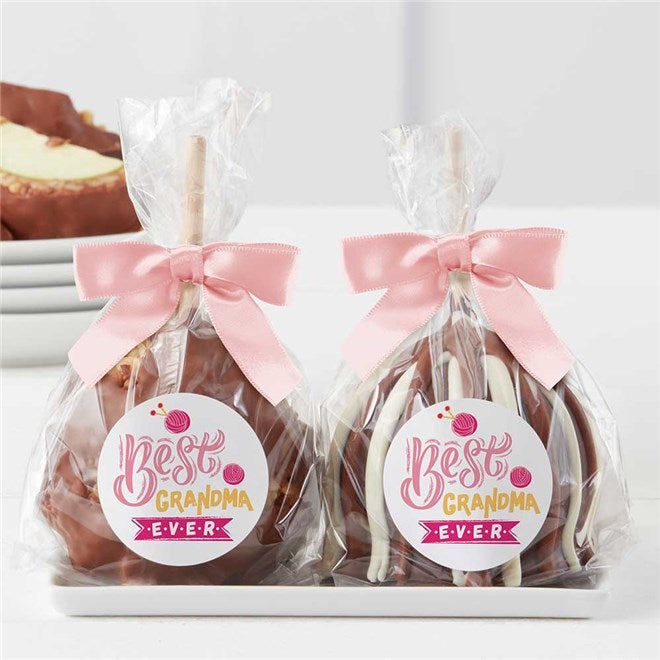 Mrs Prindables Best Grandma Ever Classic Caramel Apple 2-Pack