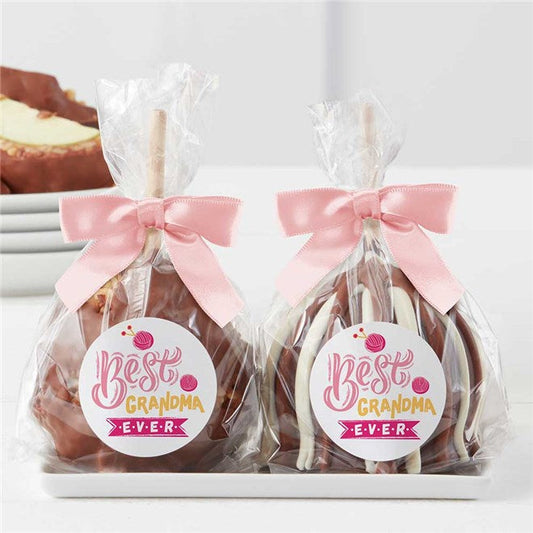 Mrs Prindables Best Grandma Ever Classic Caramel Apple 2-Pack
