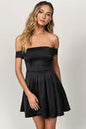 Tobi Daydream Off The Shoulder Skater Mini Dress x2