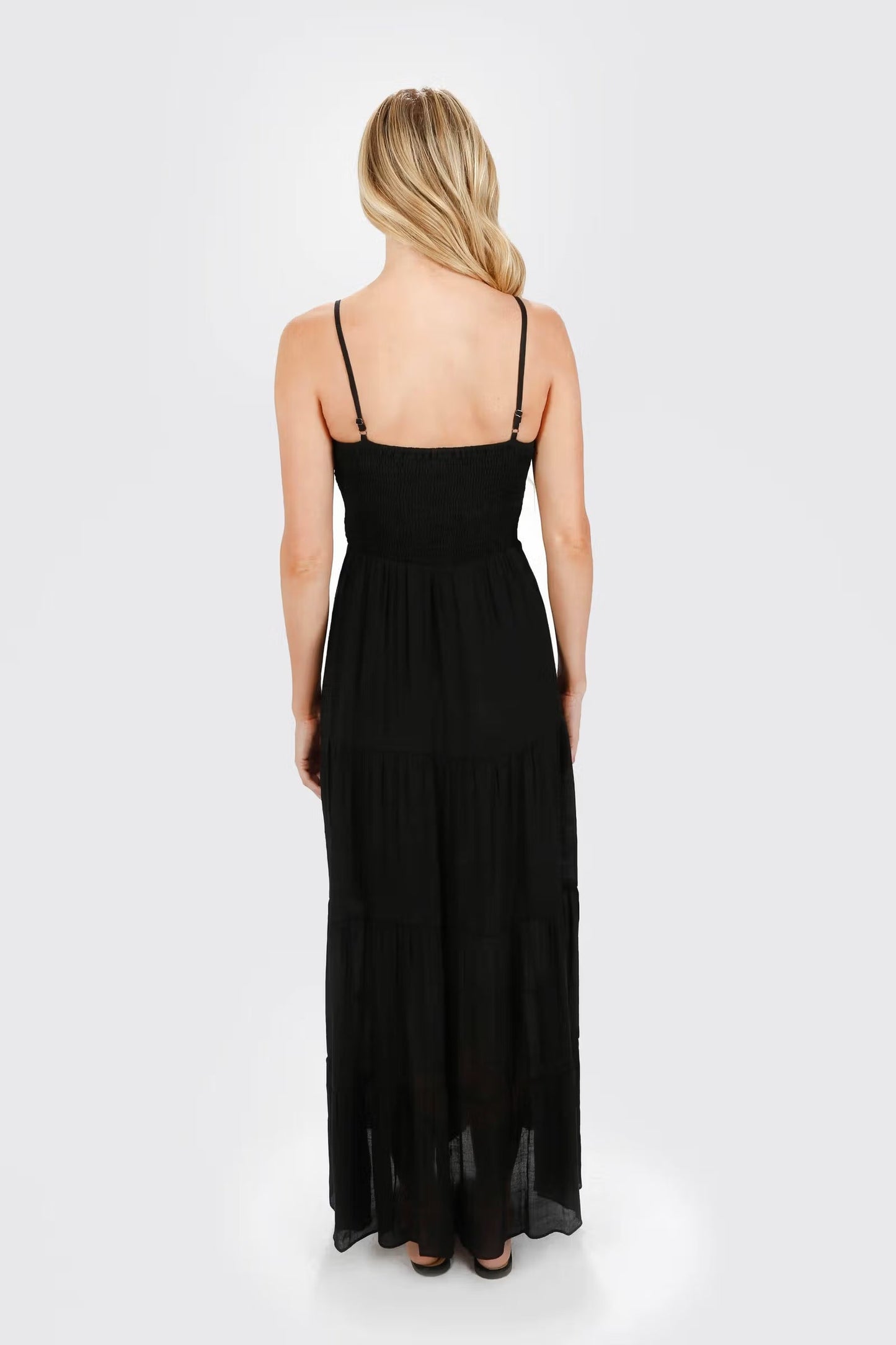 Tobi Saoirse Smocked Cami Maxi Dress