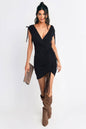 Tobi Savannah Ruched Surplice Mini Dress x2