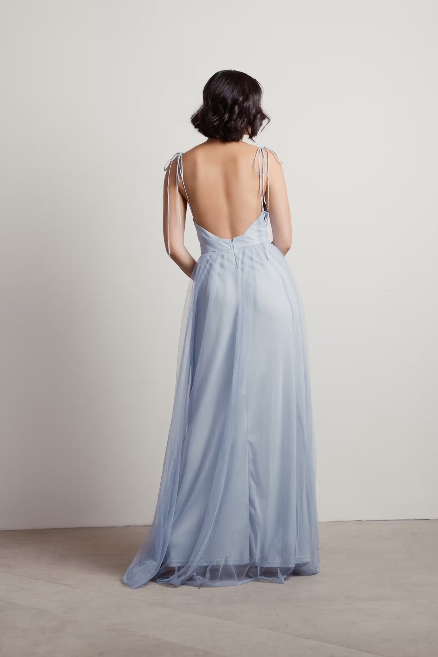 Tobi Slay The Night Deep V Double High Slit Maxi Dress
