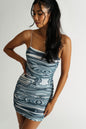 Tobi Wavy Vibes Cross Back Bodycon Mini Dress x2