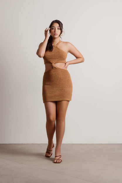 Tobi Just The Thing Cutout Bodycon Mini Dress