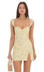 Lucy in the Sky Sweetheart Neck Lace Dress
