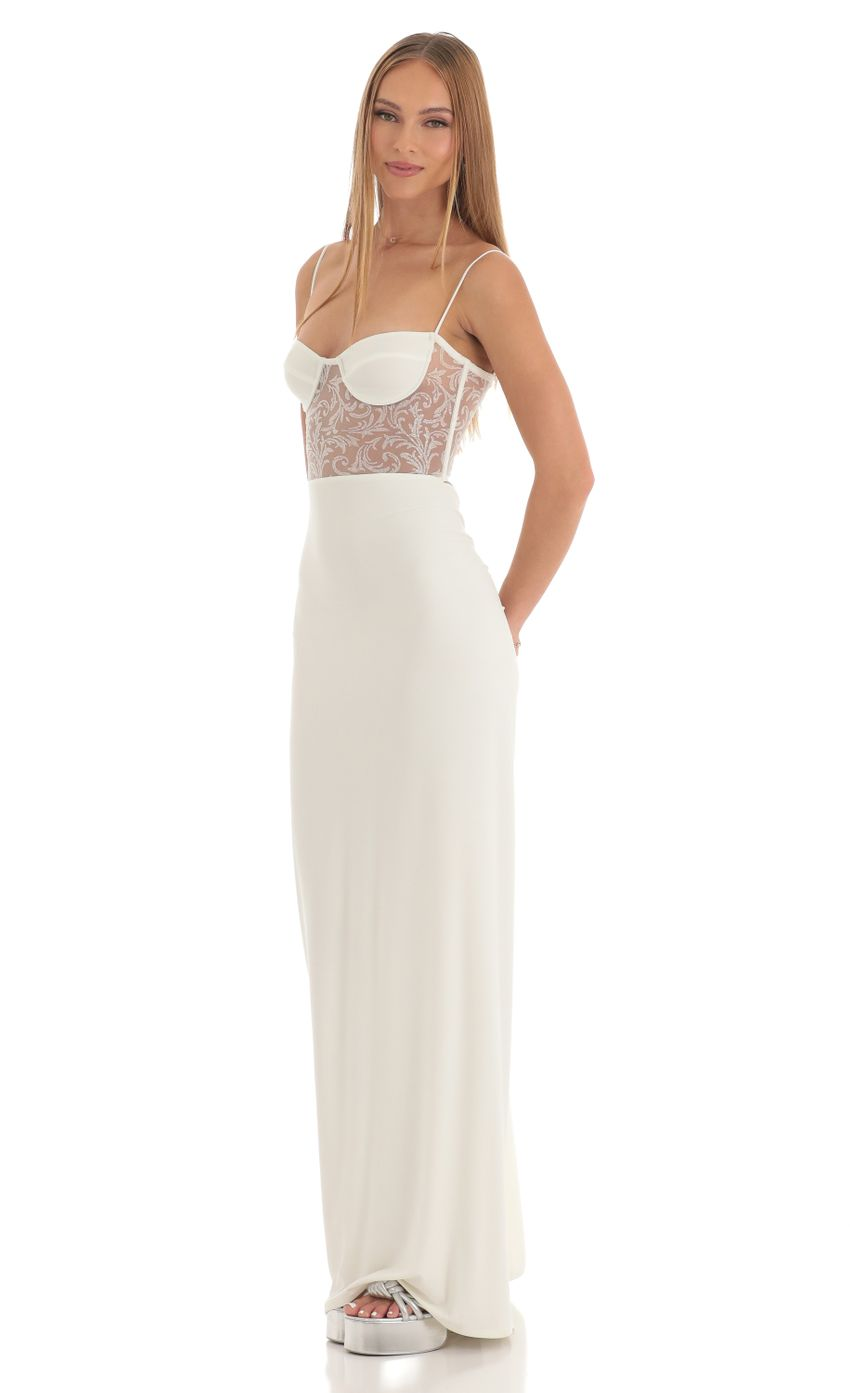 Lucy in the Sky Shimmer Maxi Dress
