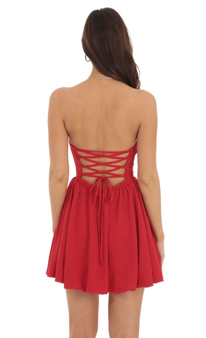 Lucy in the Sky Strapless Bubble Dress