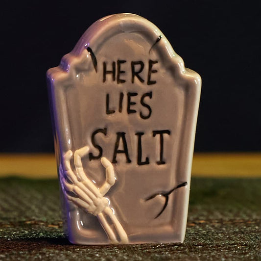 Cracker Barrel Tombstone Mini Salt Shaker