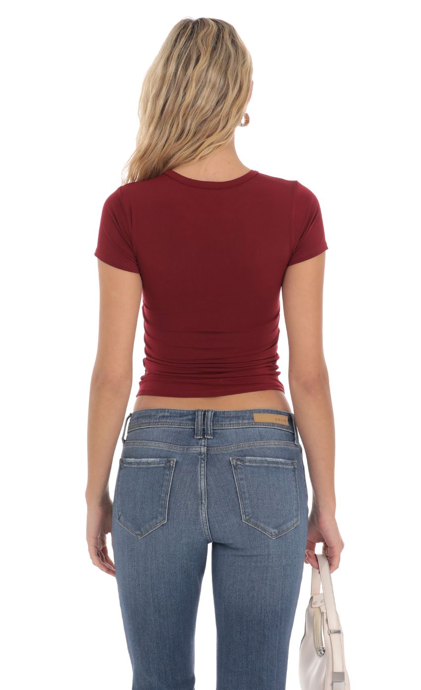 Lucy in the Sky Stretch Short Sleeve Top