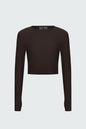 Watskin Sunwear Clara Tee in Mocha