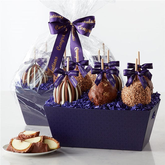 Mrs Prindables Happy Birthday Caramel Apple Gift Tray