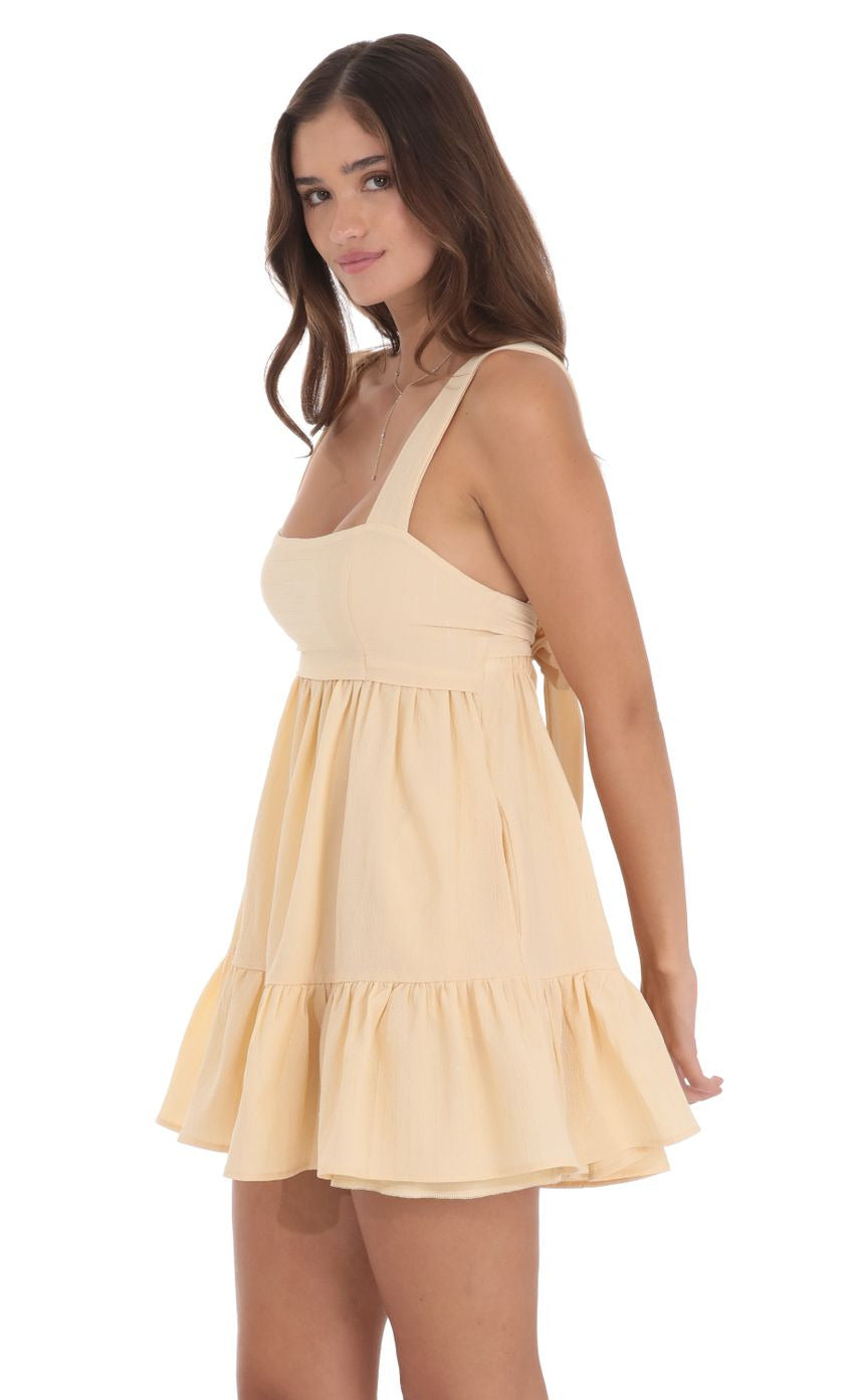 Lucy in the Sky Square Neckline Dress