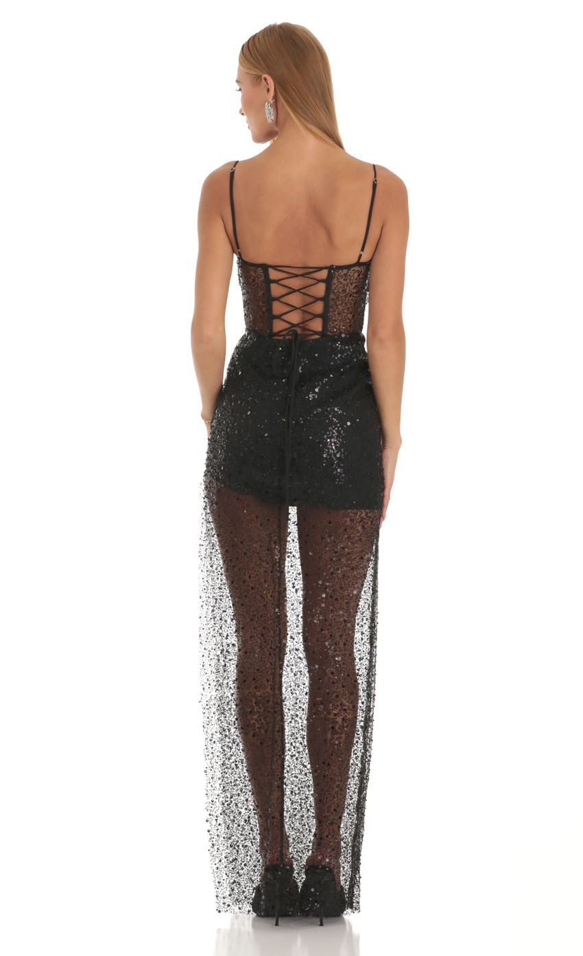 Lucy in the Sky Sequin Maxi Dress