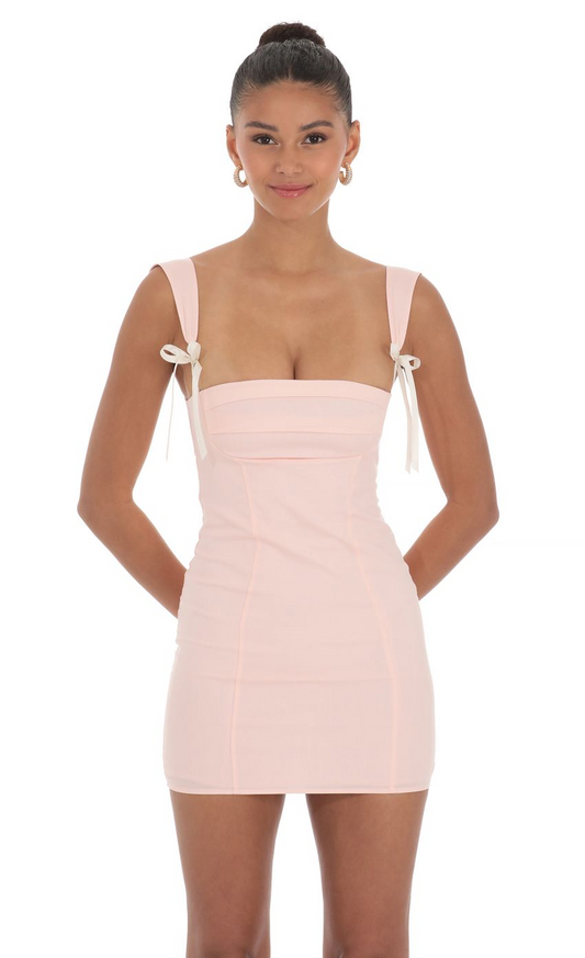 Lucy in the Sky Shoulder Ties Bodycon Dress