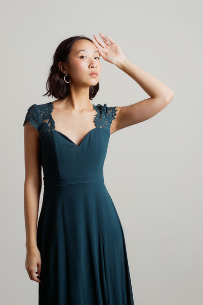 Tobi Shellie Sweetheart Open Back Maxi Dress