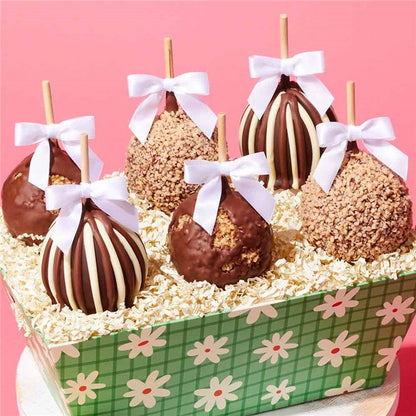 Mrs Prindables Daisy Caramel Apple Gift Tray