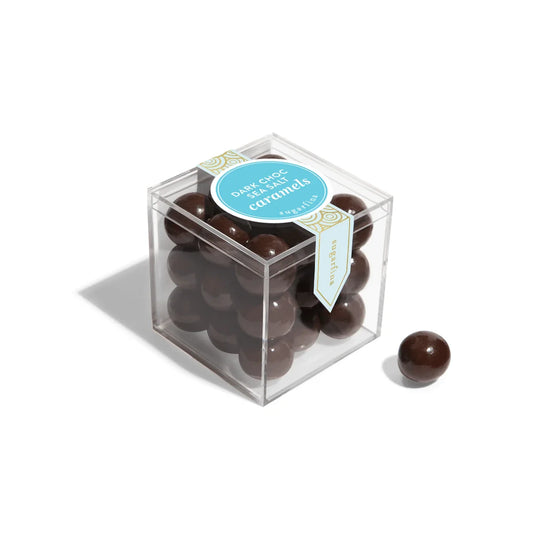 Sugarfina Dark Chocolate Sea Salt Caramels - Small Candy Cube (x4)
