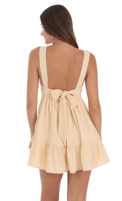 Lucy in the Sky Square Neckline Dress