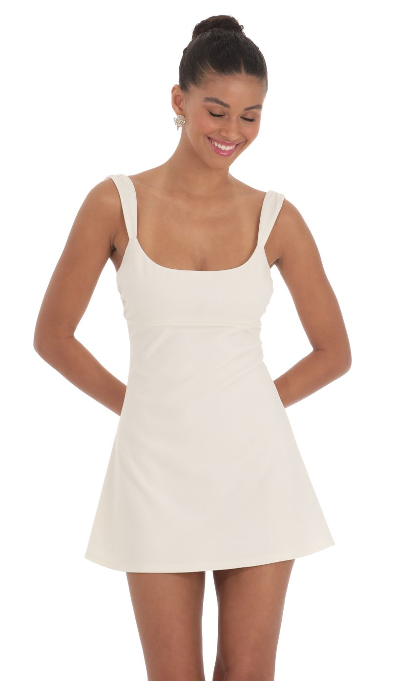Lucy in the Sky Wide Strap Flare Dress