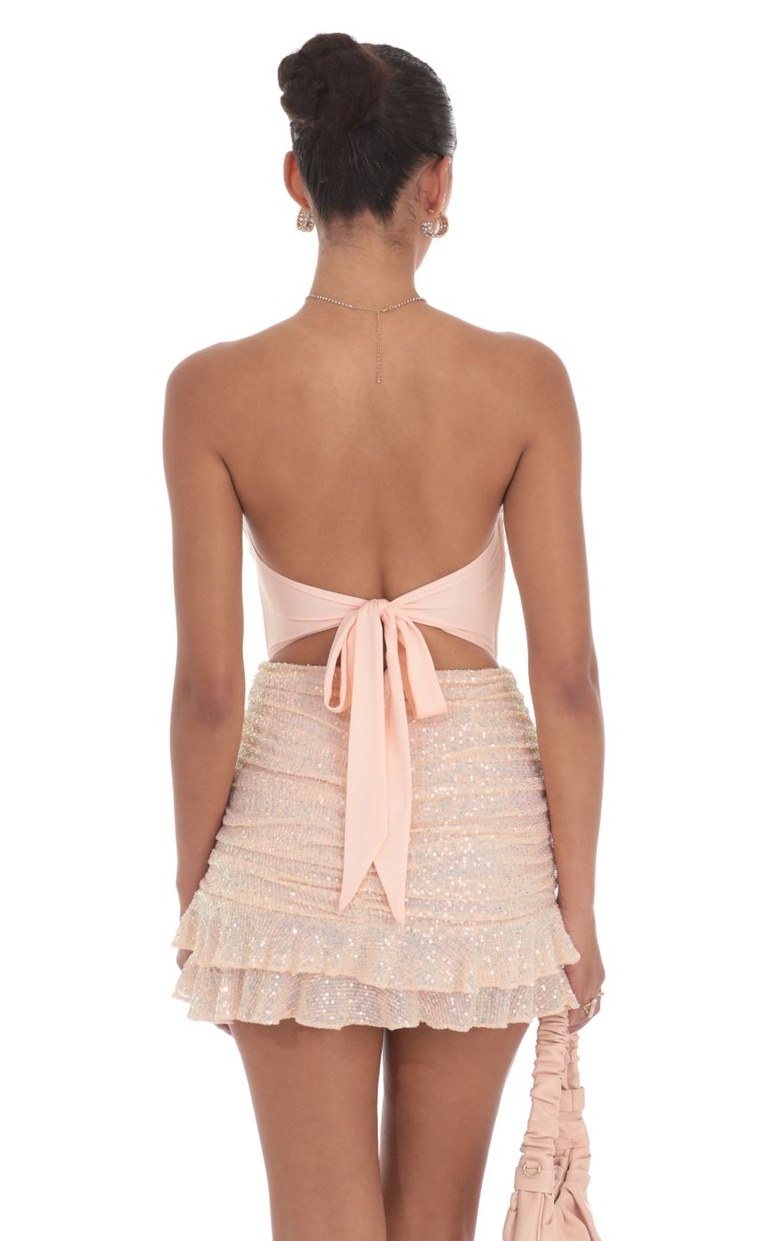 Lucy in the Sky Sequin Ruched Bodycon Dress