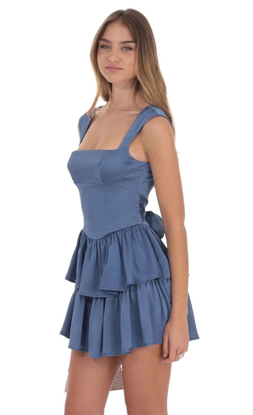Lucy in the Sky Wide Strap Ruffle Dress