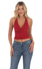 Lucy in the Sky Twist Cross Back Top