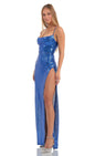Lucy in the Sky Sequin Cowl Neck Maxi Dress