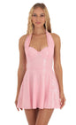 Lucy in the Sky Sequin Halter Fit and Flare Dress