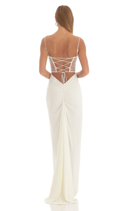 Lucy in the Sky Shimmer Maxi Dress