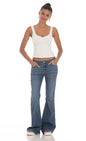 Lucy in the Sky Side Slit Top in White