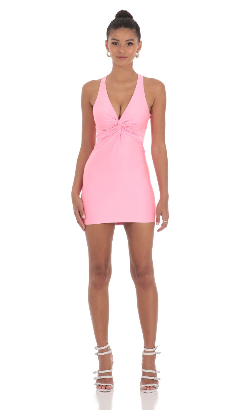 Lucy in the Sky Twist Open Back Dress