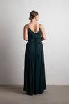 Tobi Love Galore Pleated Slit Maxi Dress
