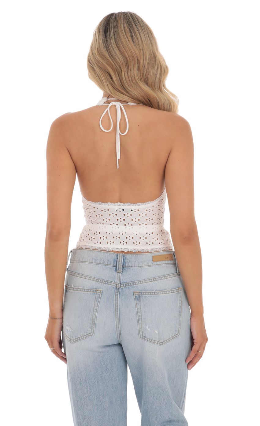 Lucy in the Sky Satin Plunge Neck Top