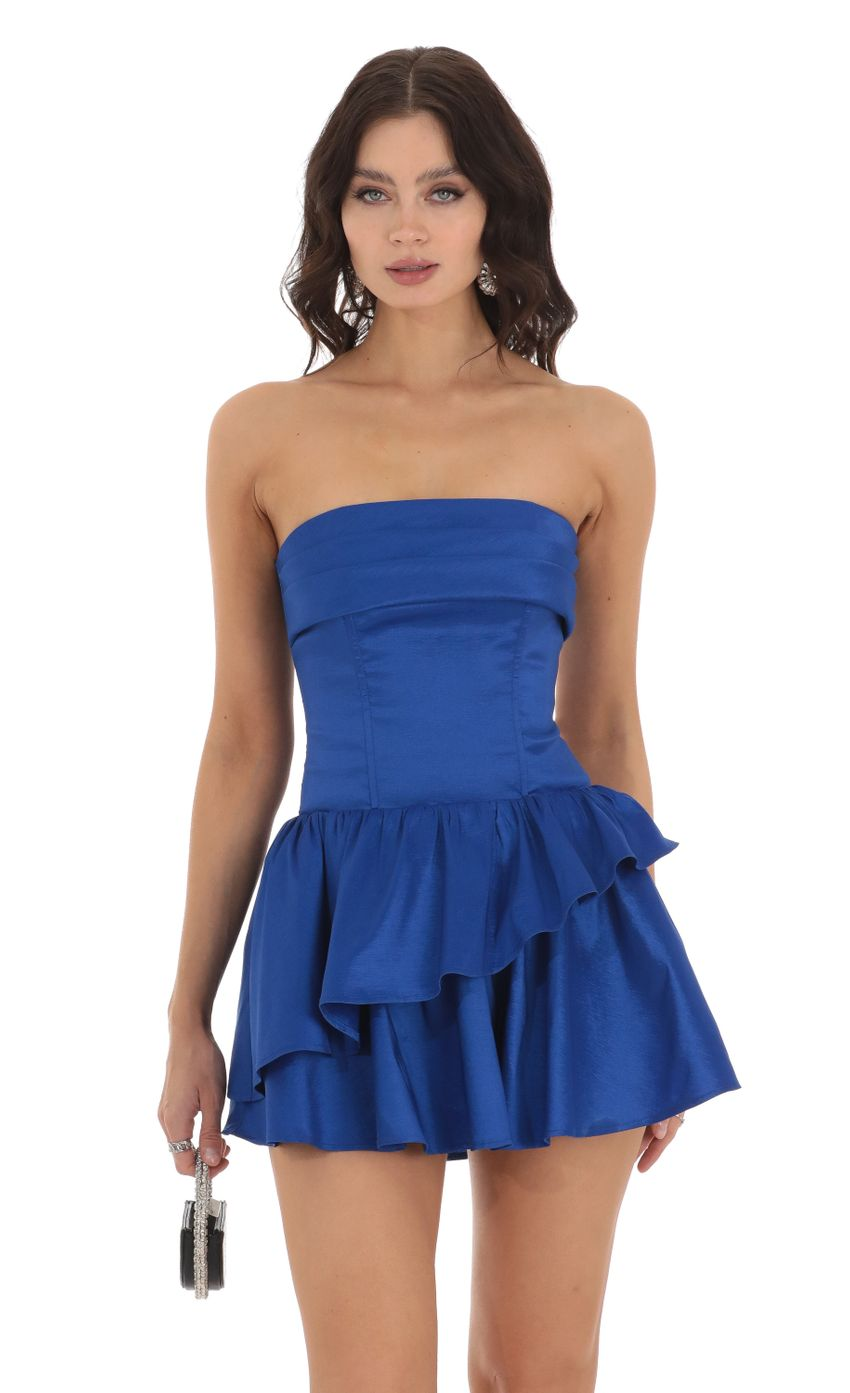 Lucy in the Sky Corset Strapless Dress 1