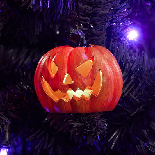 Cracker Barrel LED Jack-O-Lantern Ornament