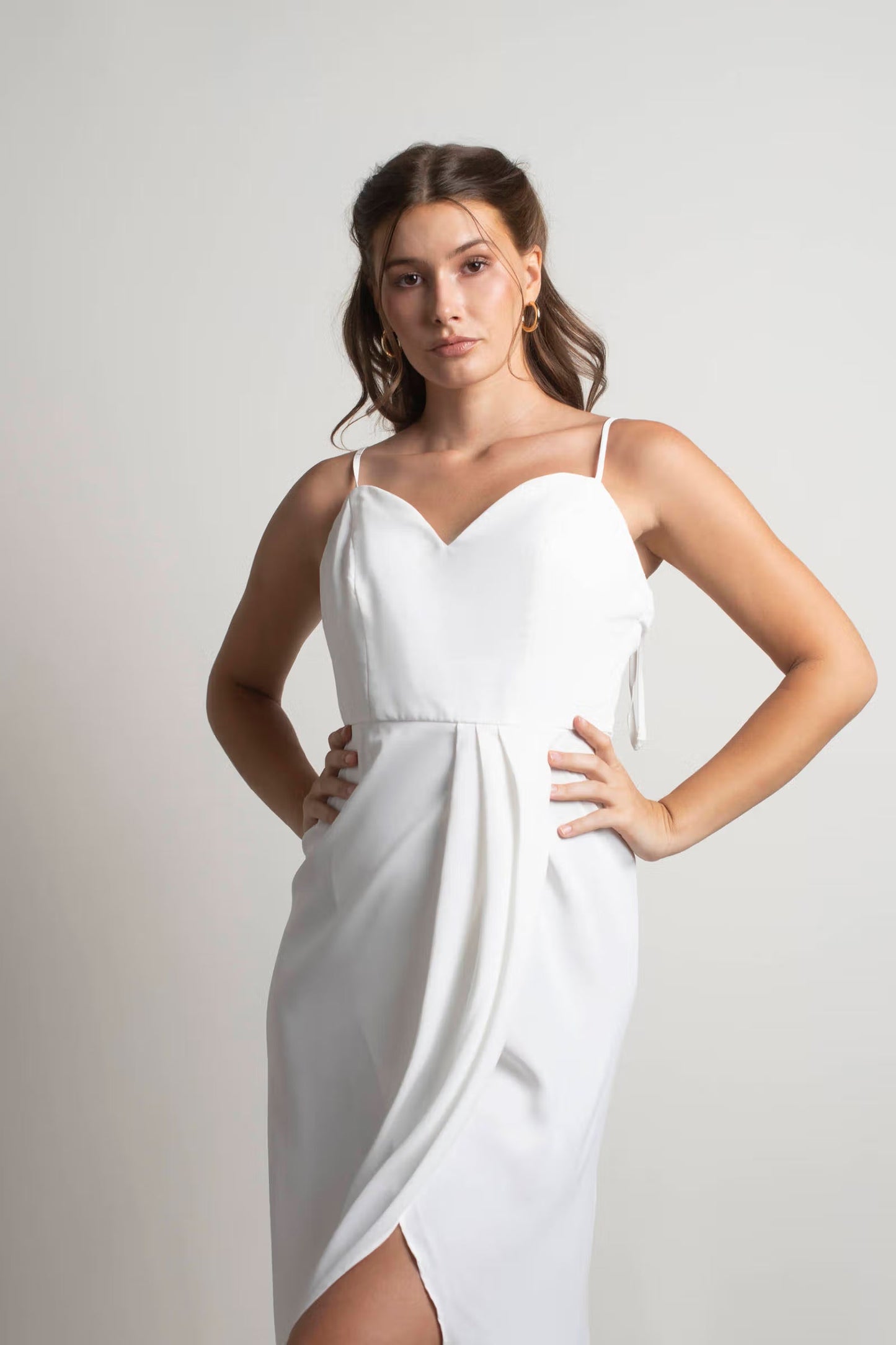 Tobi Cherish This Moment Sweetheart Wrap Midi Dress