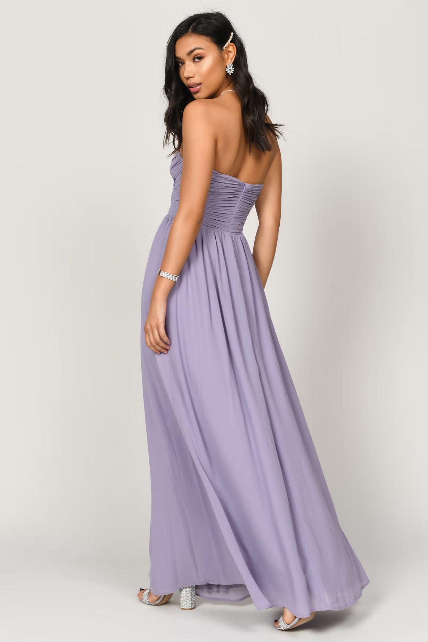 Tobi Go Glam Sweetheart Surplice Maxi Dress