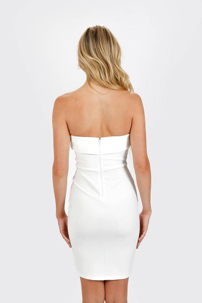 Tobi Cello Strapless Bodycon Mini Dress