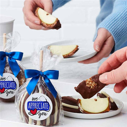 Mrs Prindables Healthcare Hero Appreciation Caramel Apple 4-Pack