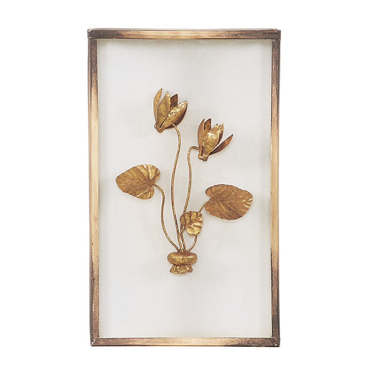 Ballard Designs Fleur de Tole Gold Wall Decor