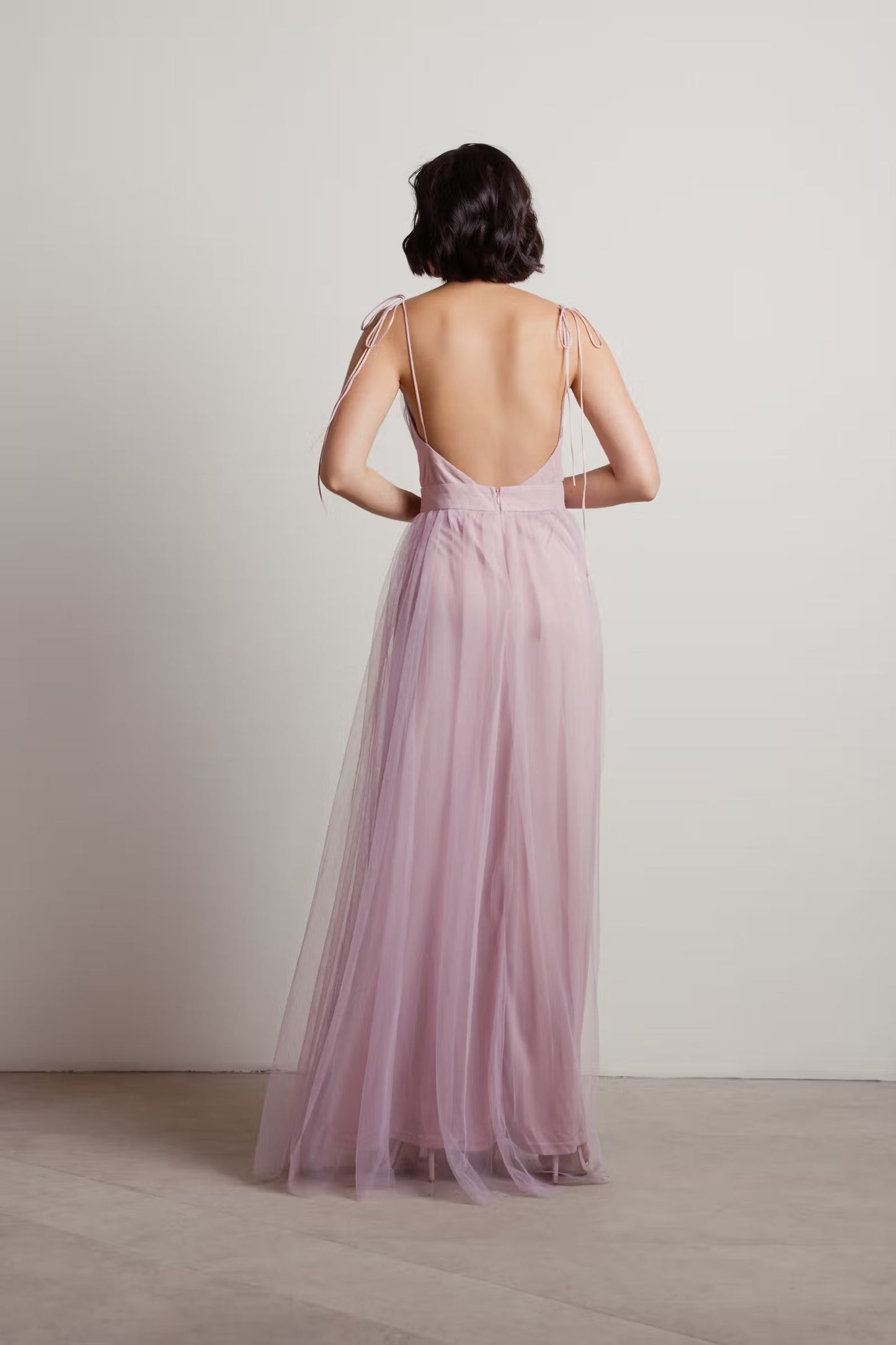 Tobi Slay The Night Deep V Double High Slit Maxi Dress