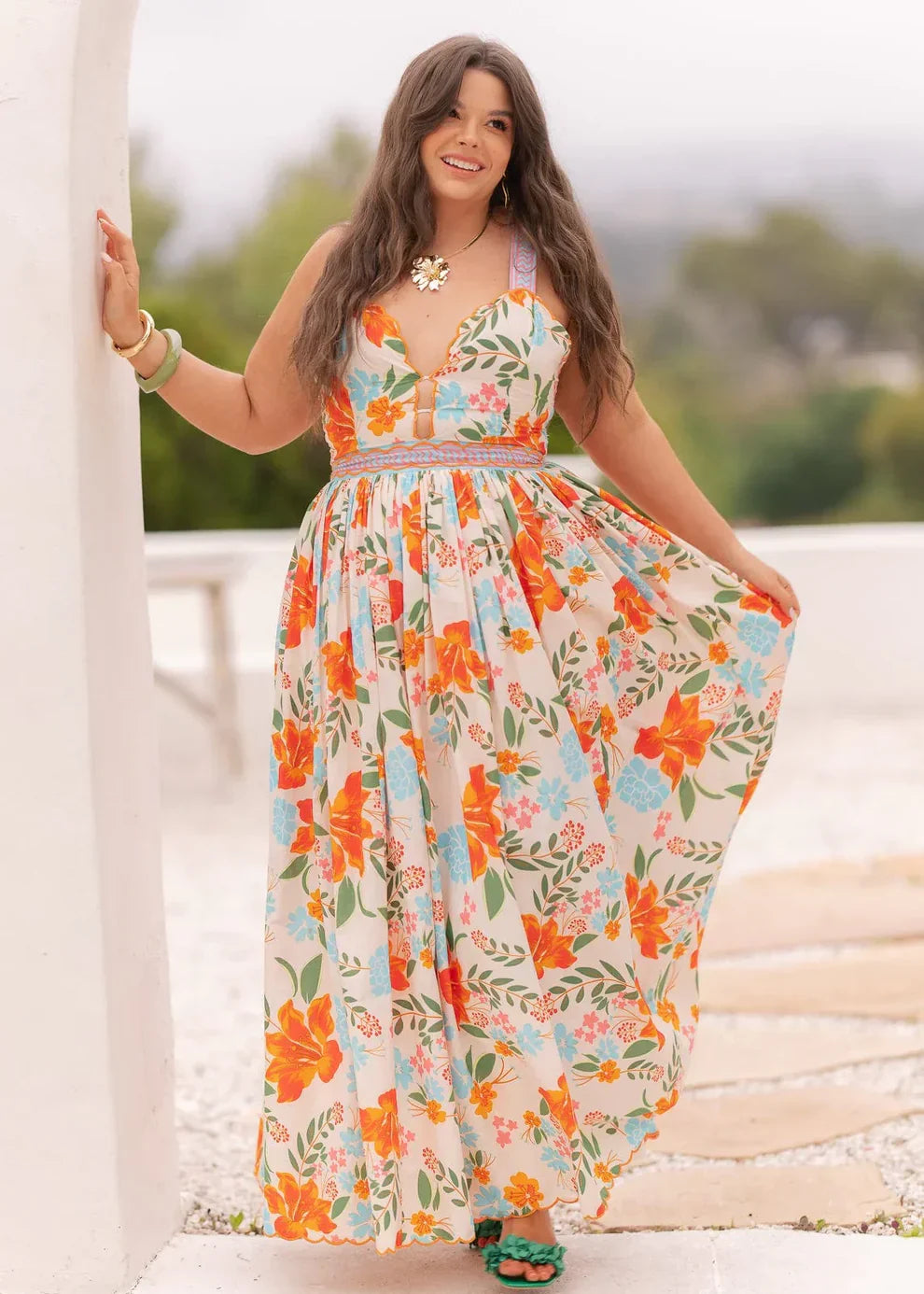 JessaKae Dawn Dress - Island Orange