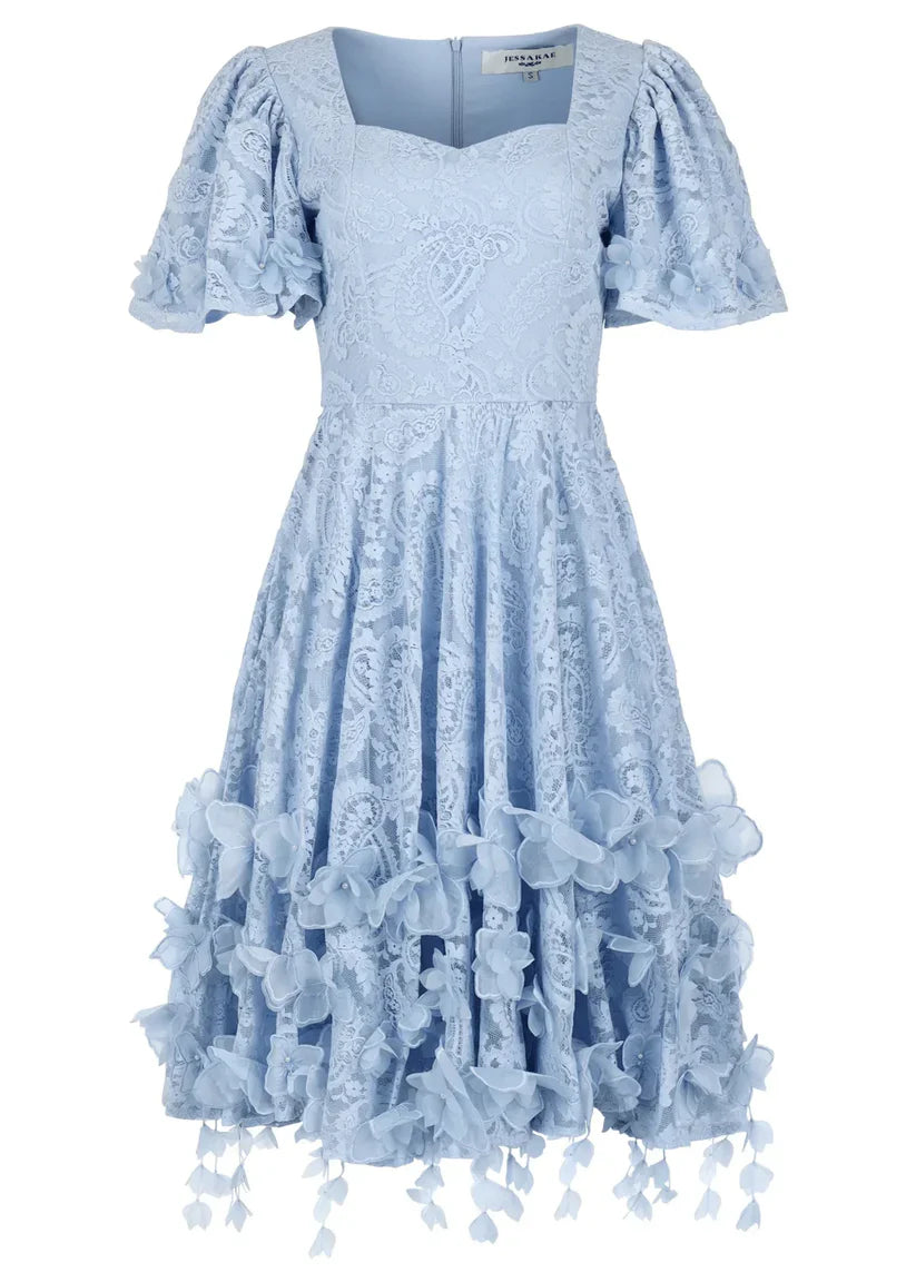 JessaKae Paisley Dress - Blue